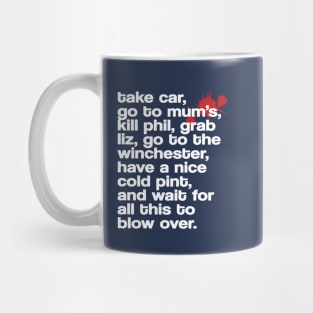 Take car, go to mum's... Mug